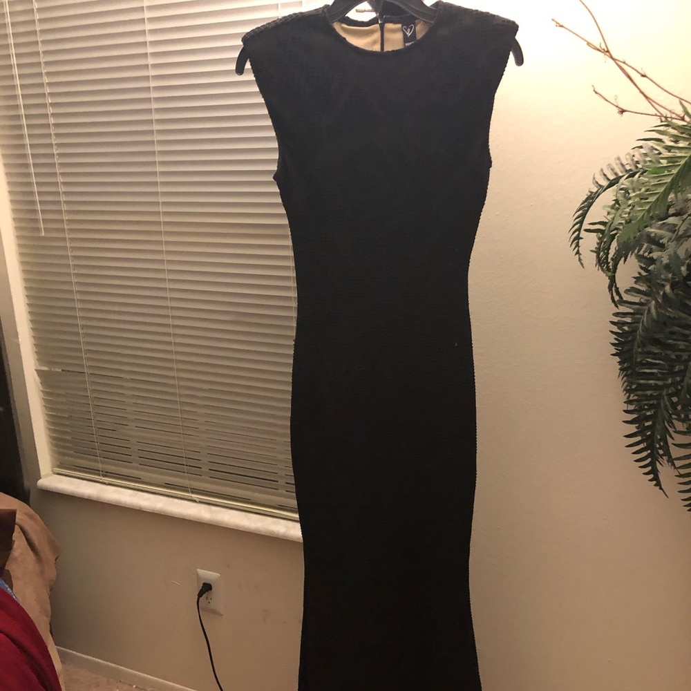 Formal long black dress